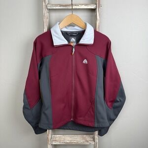 Women's Nike ACG Level 2 Burgundy Zip Jacket size‎ Small